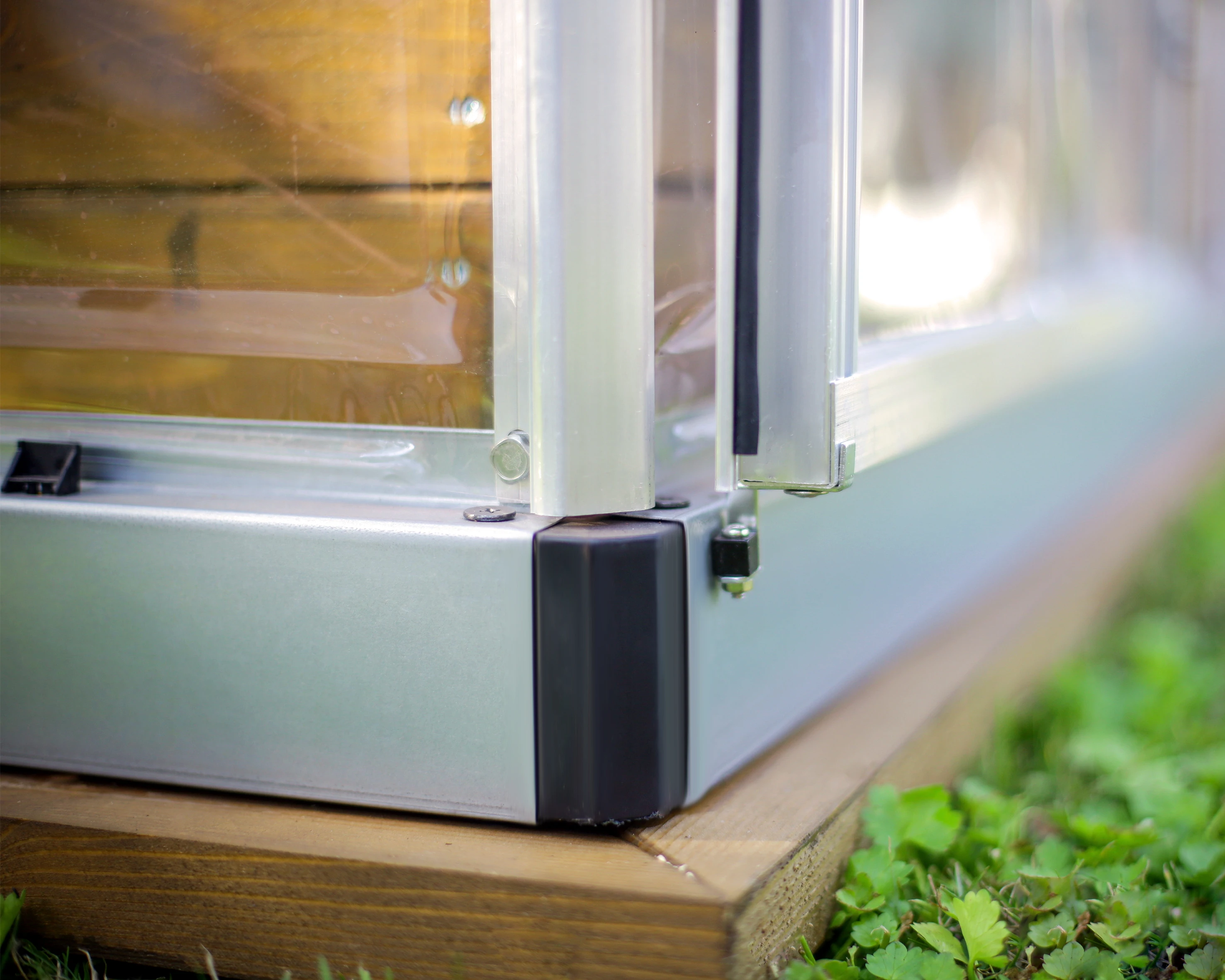 Palram Canopia Tuinkas Harmony 185 x 185 cm Zilver - Afbeelding 6